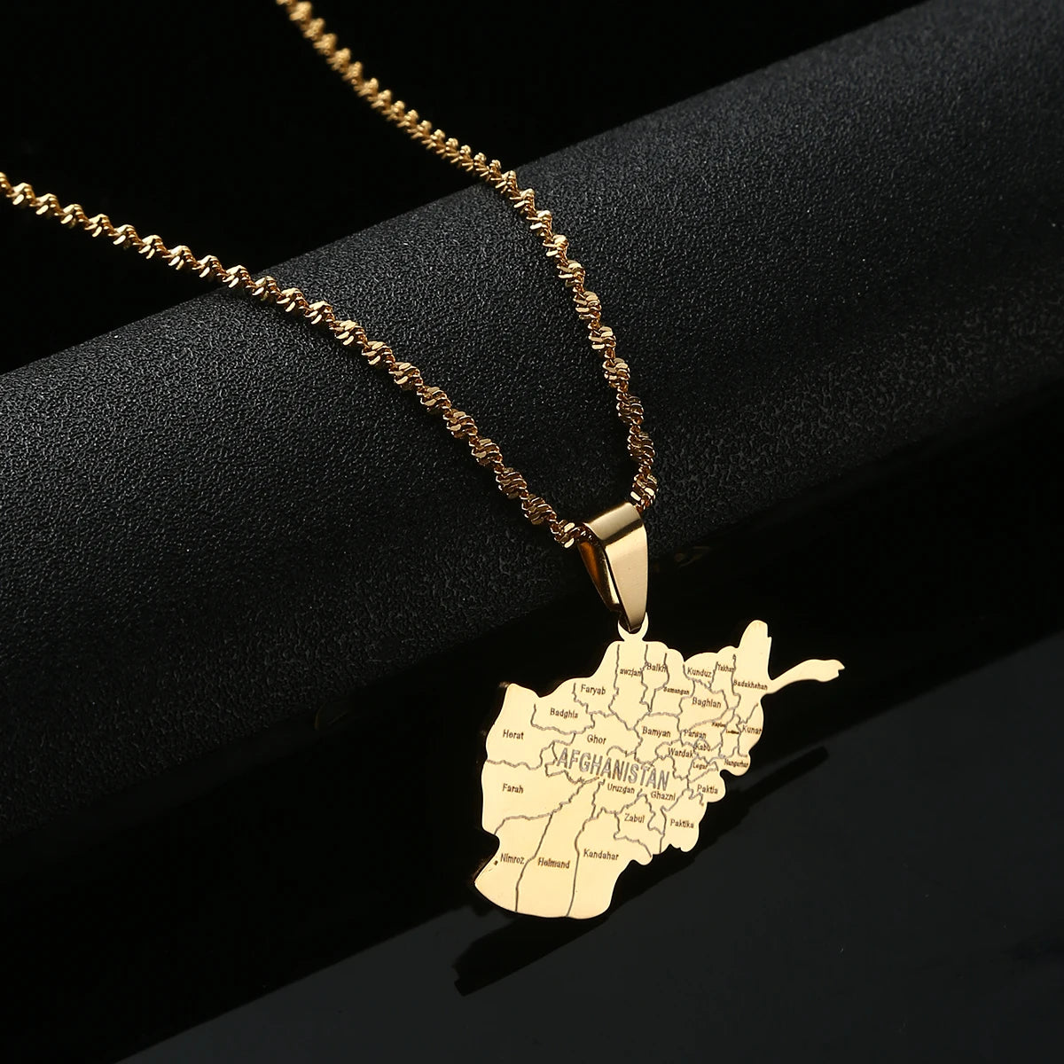 Afghanistan Cities Map Pendant Necklaces For Women Gold Color Afghan ESPECIFICATIONSBrand Name: NoneMetals Type: Stainless SteelOrigin: Mainland ChinaNecklace Type: Pendant NecklacesMaterial: MetalGender: UnisexModel Number: G4070CStylJewelry CirclesJewelry CirclesWomen Gold Color Afghan Ethnic Jewelry