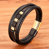 TYO Hot Sale Multilayer Braided Wrap Leather Bracelets For Men StainleSPECIFICATIONSBrand Name: TYOGender: MenMaterial: LeatherMetals Type: Stainless SteelBracelets Type: Charm BraceletsOrigin: Mainland ChinaCN: GuangdongChain Type: LeJewelry CirclesJewelry CirclesMen Stainless Steel Charm Magnetic Clasp Rock Handmade Bangles Gift