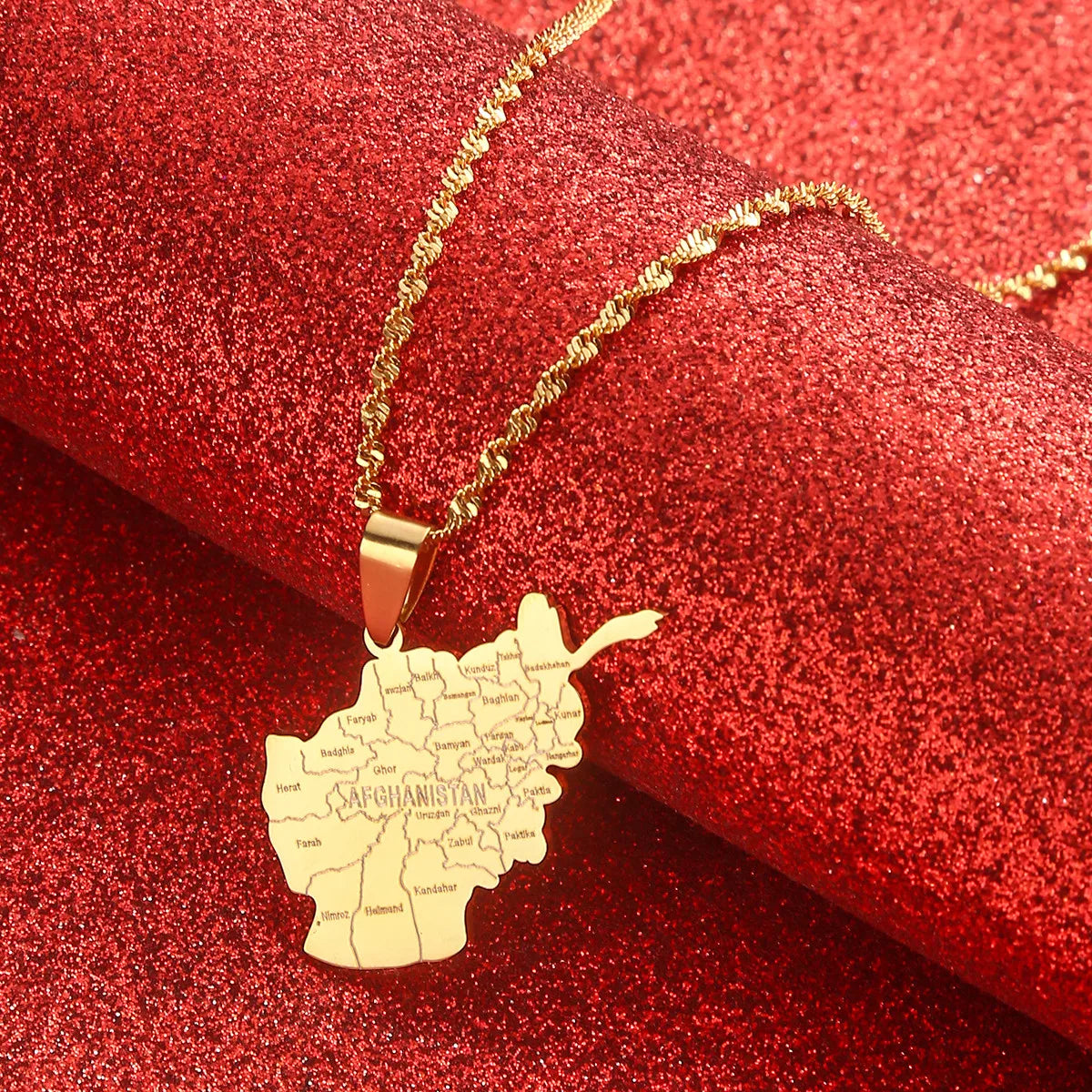 Afghanistan Cities Map Pendant Necklaces For Women Gold Color Afghan ESPECIFICATIONSBrand Name: NoneMetals Type: Stainless SteelOrigin: Mainland ChinaNecklace Type: Pendant NecklacesMaterial: MetalGender: UnisexModel Number: G4070CStylJewelry CirclesJewelry CirclesWomen Gold Color Afghan Ethnic Jewelry