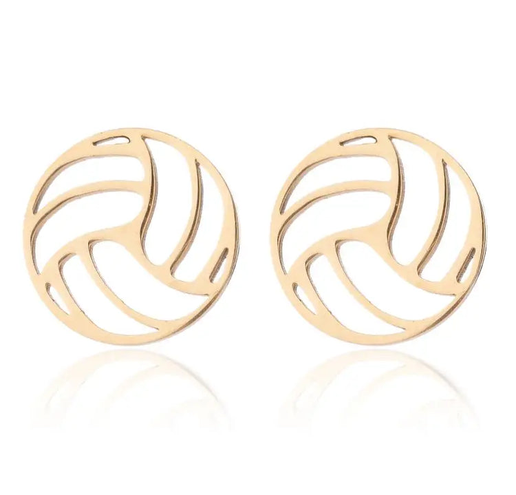 SMJEL Stainless Steel Volleyball Stud Earrings Fashion Sports Jewelry 
SPECIFICATIONS
Brand Name: SMJEL
Material: Metal
Metals Type: Stainless Steel
Model Number: picture show
Item Type: Earrings
Style: Hiphop/Rock
Back Finding: Push-bJewelry CirclesJewelry CirclesSMJEL Stainless Steel Volleyball Stud Earrings Fashion Sports Jewelry Hollow Basketball Earrings Piercing Women Men Club Gifts