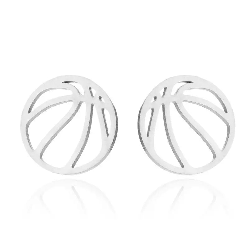 SMJEL Stainless Steel Volleyball Stud Earrings Fashion Sports Jewelry 
SPECIFICATIONS
Brand Name: SMJEL
Material: Metal
Metals Type: Stainless Steel
Model Number: picture show
Item Type: Earrings
Style: Hiphop/Rock
Back Finding: Push-bJewelry CirclesJewelry CirclesSMJEL Stainless Steel Volleyball Stud Earrings Fashion Sports Jewelry Hollow Basketball Earrings Piercing Women Men Club Gifts