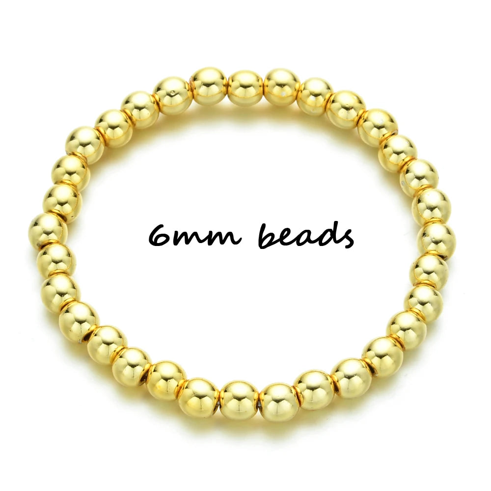 ZMZY Silver Color Gold Plated Beads Bracelet for Women Trendy StatemenSPECIFICATIONSBrand Name: ZMZYGender: UnisexMaterial: StoneMetals Type: NoneBracelets Type: Charm BraceletsOrigin: Mainland ChinaCN: ZhejiangChain Type: Beaded BraceJewelry CirclesJewelry CirclesWomen Trendy Statement Round Beaded Handmade Bracelet Fashion Jewelry