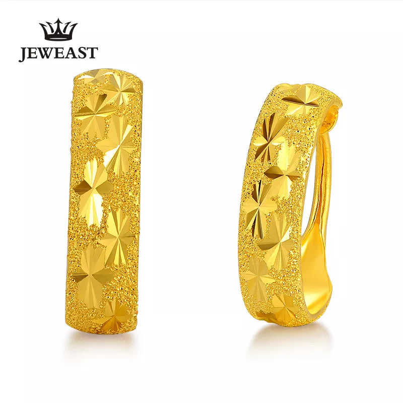 JLZB 24K Pure Gold Earring Real AU 999 Solid Gold Earrings Beautiful GSPECIFICATIONSBrand Name: JEWEASTMain Stone: NONEMetals Type: Yellow GoldMetal Stamp: 24KFine or Fashion: FineModel Number: ZJEH-5005Style: ClassicCertificate Type: Jewelry CirclesJewelry CirclesJLZB 24K Pure Gold Earring Real AU 999 Solid Gold Earrings Beautiful Gypsophila Upscale Classic Fine Jewelry Hot Sell