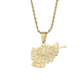 Afghanistan Cities Map Pendant Necklaces For Women Gold Color Afghan ESPECIFICATIONSBrand Name: NoneMetals Type: Stainless SteelOrigin: Mainland ChinaNecklace Type: Pendant NecklacesMaterial: MetalGender: UnisexModel Number: G4070CStylJewelry CirclesJewelry CirclesWomen Gold Color Afghan Ethnic Jewelry