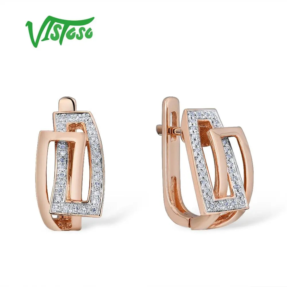 women genuine 14k 585 rose gold sparkling dispecificationsbrand