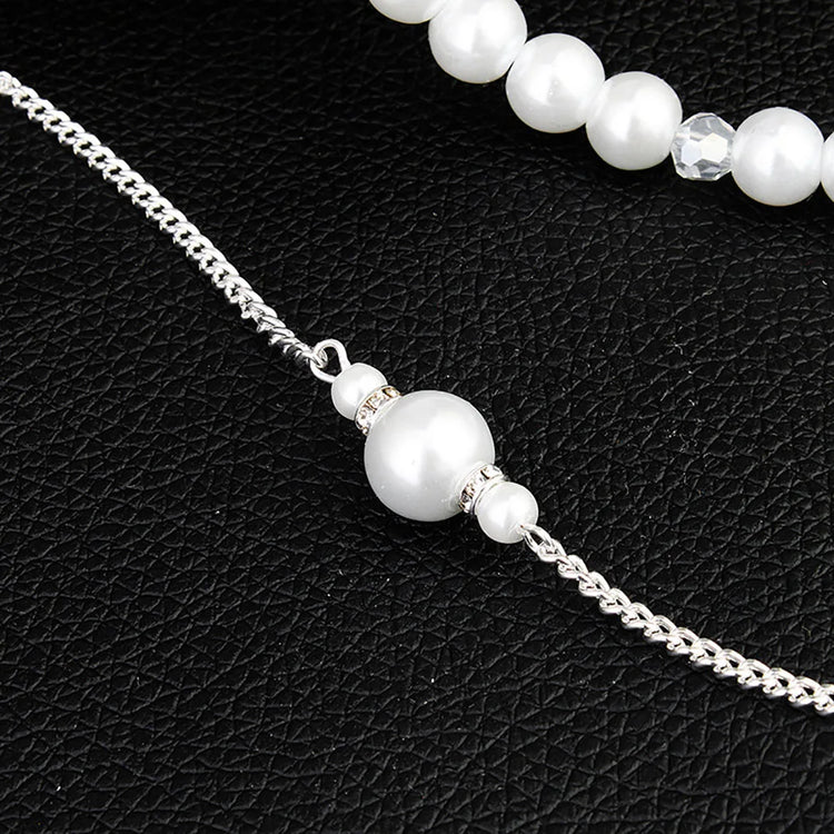 2019 New Simulated Pearl Backdrop Necklaces Back Chain Jewelry For WomSPECIFICATIONSBrand Name: NoneMetals Type: Zinc alloyMetals Type: Copper AlloyOrigin: Mainland ChinaNecklace Type: Chains NecklacesMaterial: MetalGender: WomenFunctiJewelry CirclesJewelry CirclesSimulated Pearl Backdrop Necklaces Back Chain Jewelry