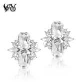 VEYO Geometric Crystal Stud Earrings For Women Elegant Jewelry WholesaSPECIFICATIONSBrand Name: VEYOMaterial: CRYSTALMetals Type: Zinc alloyModel Number: FLE1603-169Item Type: EarringsStyle: TRENDYBack Finding: Push-backEarring Type: SJewelry CirclesJewelry CirclesWomen Elegant Jewelry Wholesale Brincos Pendientes Mujer 2018