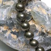 Natural Pyrite Bracelet Bracelet Charm Lotus Jewelry Energy Healing StSPECIFICATIONSBrand Name: YMORLGender: lovers&