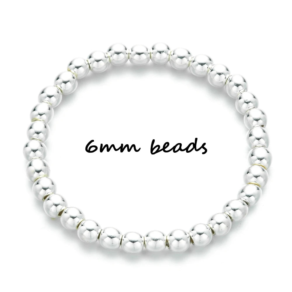 ZMZY Silver Color Gold Plated Beads Bracelet for Women Trendy StatemenSPECIFICATIONSBrand Name: ZMZYGender: UnisexMaterial: StoneMetals Type: NoneBracelets Type: Charm BraceletsOrigin: Mainland ChinaCN: ZhejiangChain Type: Beaded BraceJewelry CirclesJewelry CirclesWomen Trendy Statement Round Beaded Handmade Bracelet Fashion Jewelry