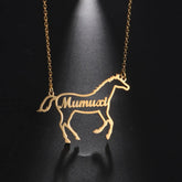 Lemegeton Custom Name Horse Necklace Women Personalized Stainless SteeSPECIFICATIONSBrand Name: lemegetonOrigin: Mainland ChinaCN: ZhejiangMetals Type: Stainless SteelNecklace Type: Chains NecklacesGender: UnisexMaterial: MetalCustomizJewelry CirclesJewelry CirclesHorse Necklace Women Personalized Stainless Steel Unicorn Turtle Nameplate Jewelry Valentine’