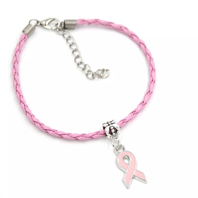 New Arrival  Breast Cancer Bracelet Yellow Pink Ribbon Charm BraceletsSPECIFICATIONSBrand Name: LIOBONARGender: WomenMaterial: MetalMetals Type: Zinc alloyBracelets Type: Charm BraceletsOrigin: Mainland ChinaCN: ZhejiangChain Type: PU Jewelry CirclesJewelry CirclesArrival Breast Cancer Bracelet Yellow Pink Ribbon Charm Bracelets Awareness Jewelry