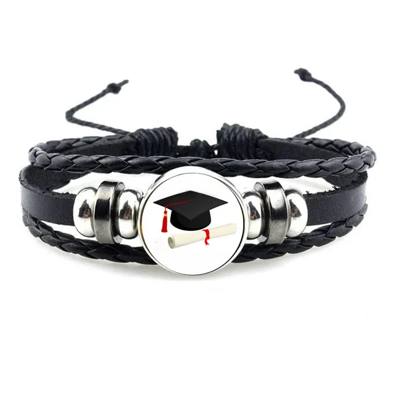 2023 Graduation Gift BraceletSPECIFICATIONSBrand Name: you shi yanGender: UnisexMaterial: glassMetals Type: Zinc alloyBracelets Type: Charm BraceletsOrigin: Mainland ChinaCN: ZhejiangItem Type: Jewelry CirclesJewelry Circles2023 Graduation Gift Bracelet