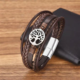 Hot Sales Multi-Layer Men Leather Bracelet Stainless Steel Tree of LifSPECIFICATIONSBrand Name: NoneGender: MenMaterial: LeatherMetals Type: Stainless SteelBracelets Type: Charm BraceletsOrigin: Mainland ChinaChain Type: Rope ChainItemJewelry CirclesJewelry CirclesHot Sales Multi-Layer Men Leather Bracelet Stainless Steel Tree