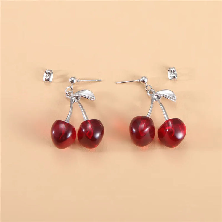 New Cute Simulation Red Cherry earrings Sweet Resin Hot Sale For WomenSPECIFICATIONSBrand Name: laoloutianMaterial: AcrylicMetals Type: Zinc alloyOrigin: Mainland ChinaCN: ZhejiangModel Number: e837Item Type: EarringsStyle: TRENDYEarriJewelry CirclesJewelry CirclesCute Simulation Red Cherry earrings Sweet Resin Hot Sale