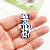 10PCS Classic Friends Acrylic Pendant Charms Plastic 22MM I&