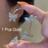 1 Pc Hot Sale Sweet Inlay Zircon Moon Star Ear Bones Clip Women&