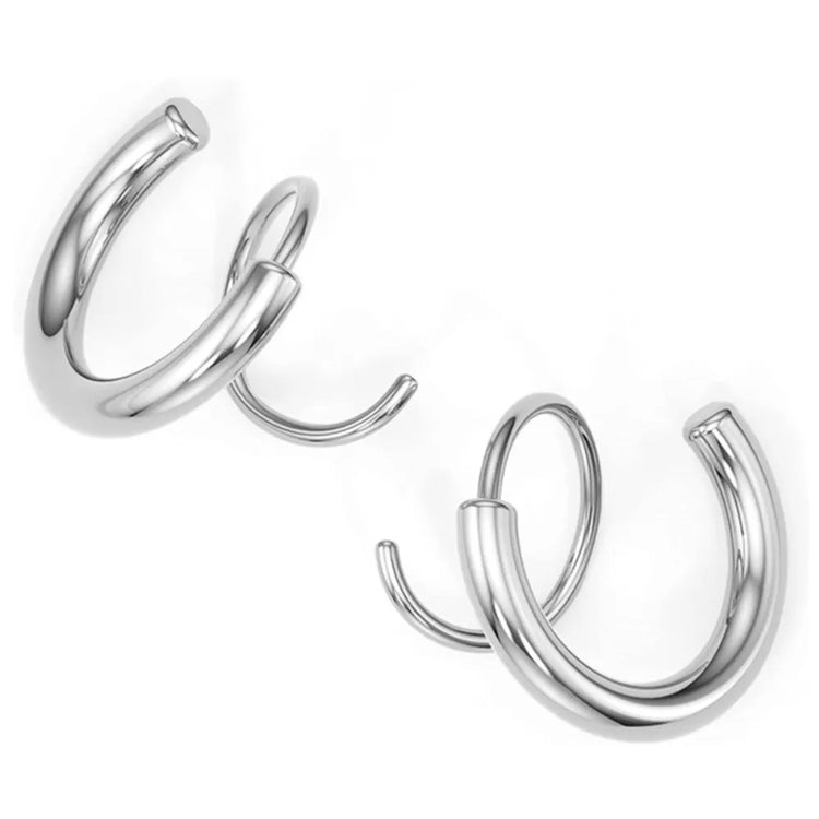 Fashion Hot sale Spiral Double Loop Twisted Earrings Senior Stainless SPECIFICATIONSBrand Name: NoneMaterial: MetalOrigin: Mainland ChinaCN: ZhejiangMetals Type: Stainless SteelModel Number: HSE21061603DItem Type: EarringsStyle: ClassiJewelry CirclesJewelry CirclesFashion Hot sale Spiral Double Loop Twisted Earrings Senior Stainless Steel 18k Gold Plated Earrings Women Party Jewelry Gift