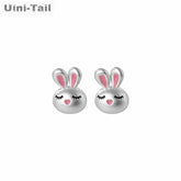 Uini Tail Hot Sale New 925 Tibetan Silver Cartoon Pink Rabbit EarringsSPECIFICATIONSBrand Name: Uini-tailMaterial: MetalOrigin: Mainland ChinaCN: ZhejiangMetals Type: Tibetan silverModel Number: JK157Item Type: EarringsStyle: Cute/RomaJewelry CirclesJewelry Circles925 Tibetan Silver Cartoon Pink Rabbit Earrings Sweet Cute Fashion Dynamic High Quality Girl Jewelry