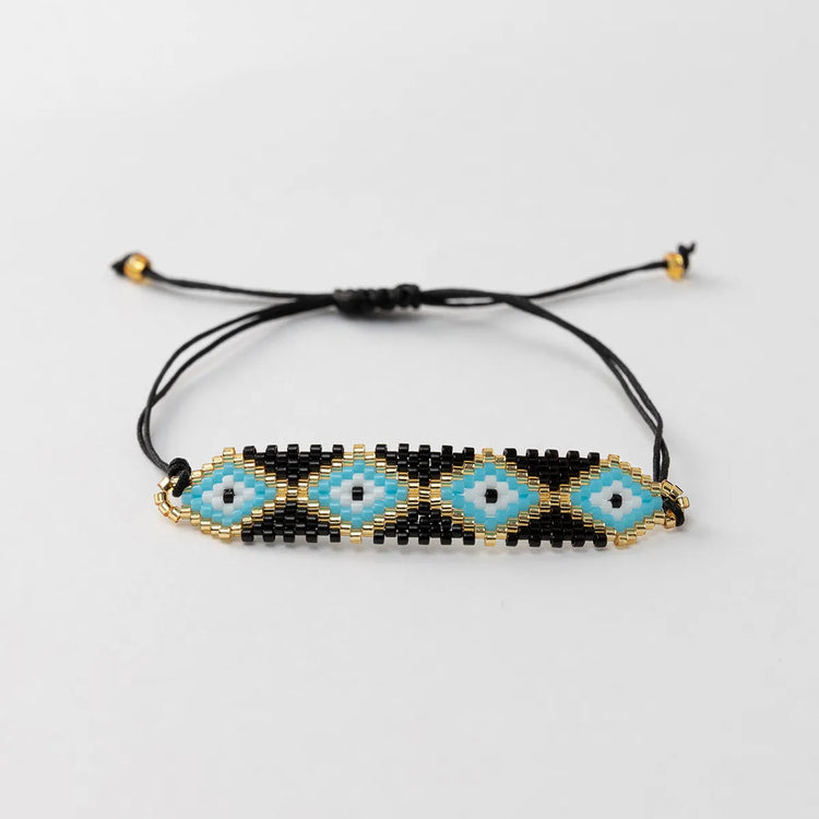 ZHONGVI INS Hot Sale Fashion Turkish Evil Eye Bracelet For Women Gift SPECIFICATIONSBrand Name: ZHONGVIGender: WomenMaterial: glassMetals Type: NoneBracelets Type: Charm BraceletsOrigin: Mainland ChinaCN: ZhejiangChain Type: Beaded BraJewelry CirclesJewelry CirclesWomen Gift Multicolor Simple Beaded Bracelets Lucky Greek Eye Jewelry