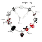 Disney Stitch Charm Bracelet Cartoon Lilo & Stitch Inspired Bracelet DSPECIFICATIONSBrand Name: DisneyGender: WomenMaterial: MetalMetals Type: Zinc alloyBracelets Type: Charm BraceletsOrigin: Mainland ChinaCN: ZhejiangChain Type: SnakeJewelry CirclesJewelry CirclesDisney Stitch Charm Bracelet Cartoon Lilo & Stitch Inspired Bracelet DIY Stitch Pendant Beads Bangle